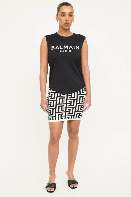 Balmain Button Logo Tank