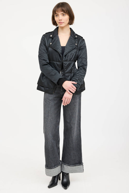 Balmain Cinched Down Asymmetrical Jacket