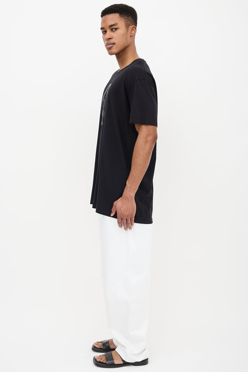 Balmain Frosted Velvet Logo T-Shirt