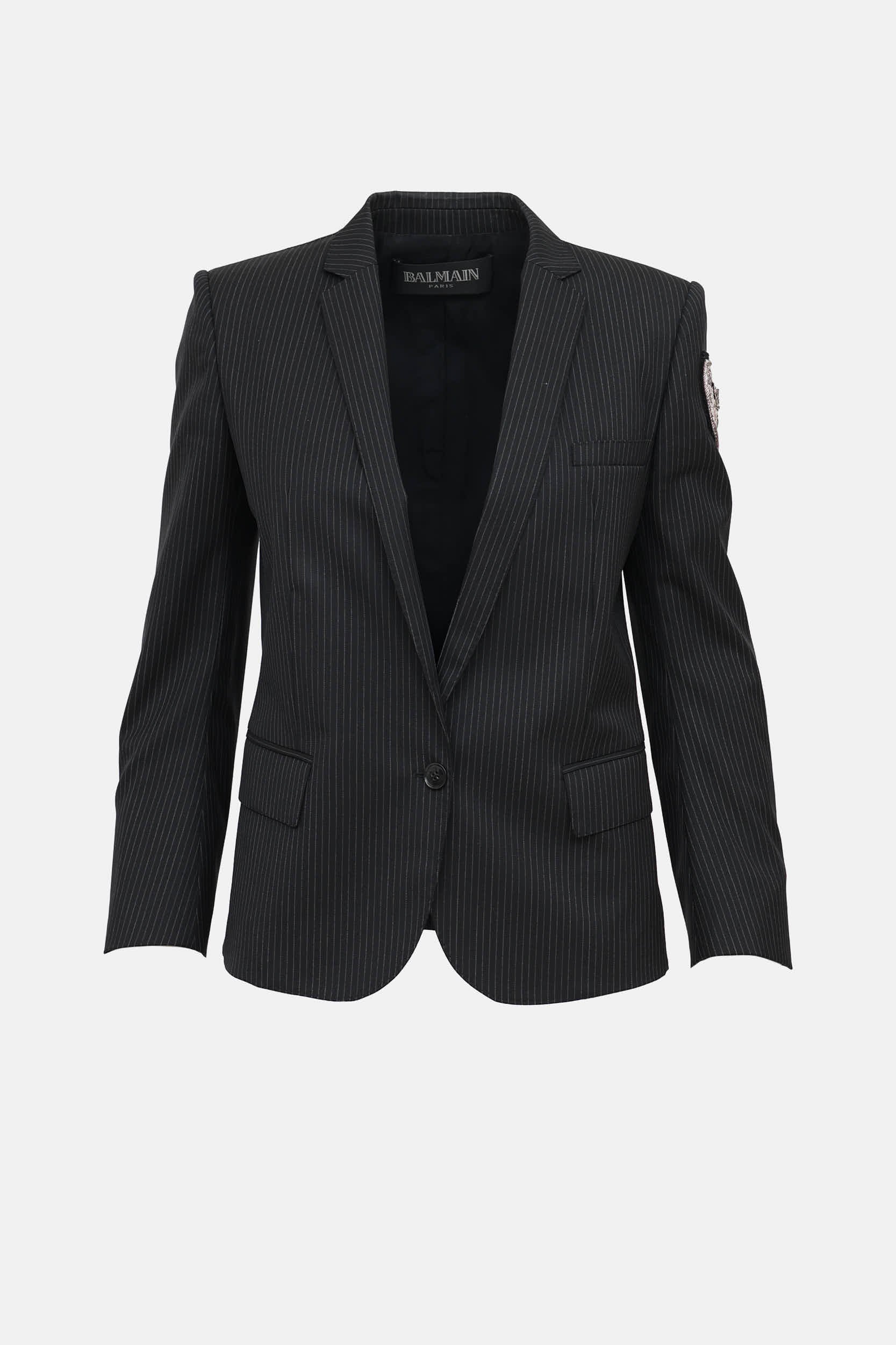 Balmain Pinstripe Blazer