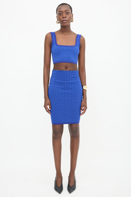 Balmain Jacquard Logo Co-Ord Set