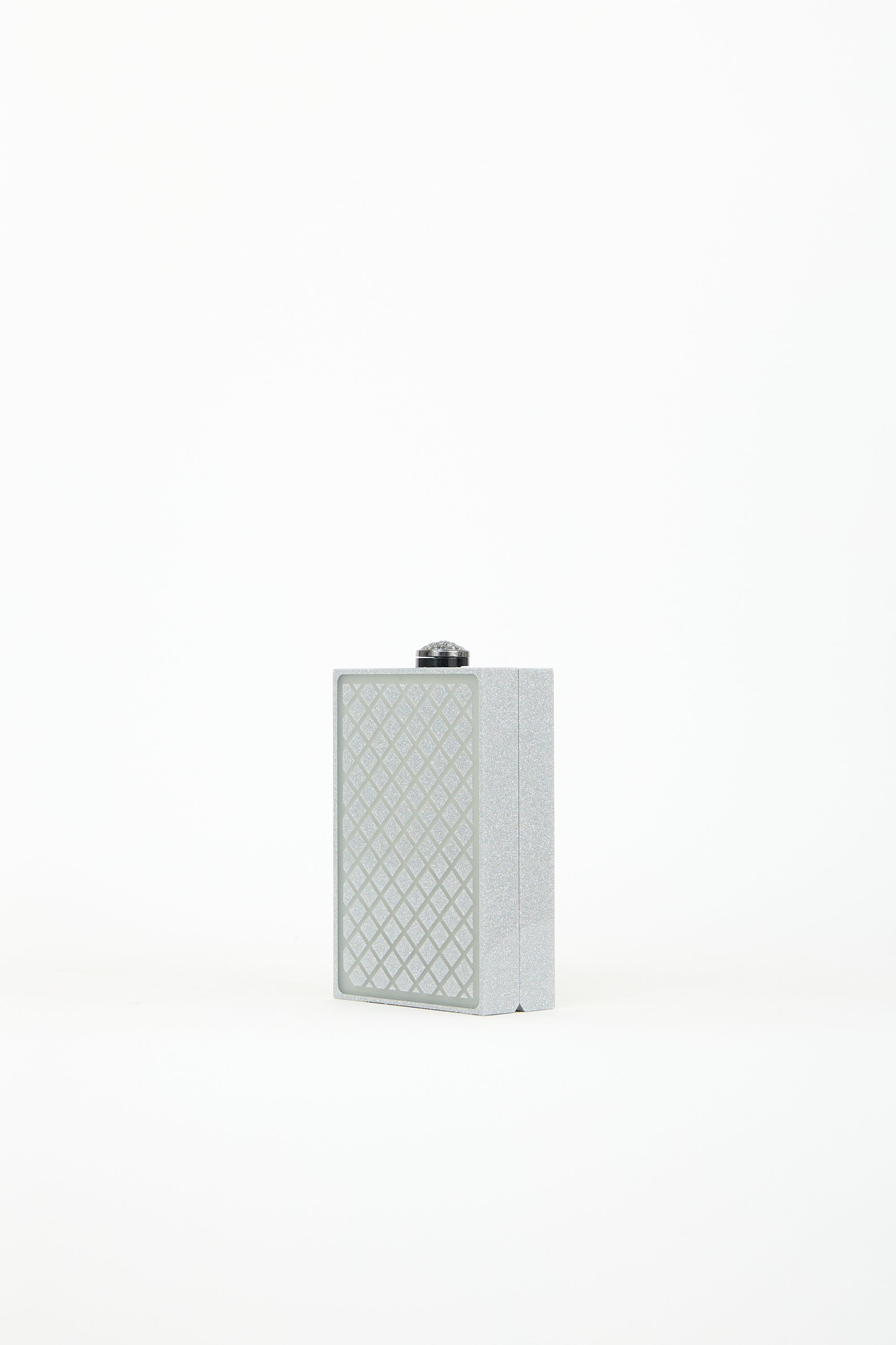 Balmain Silver All Access Minaudiere Box Bag