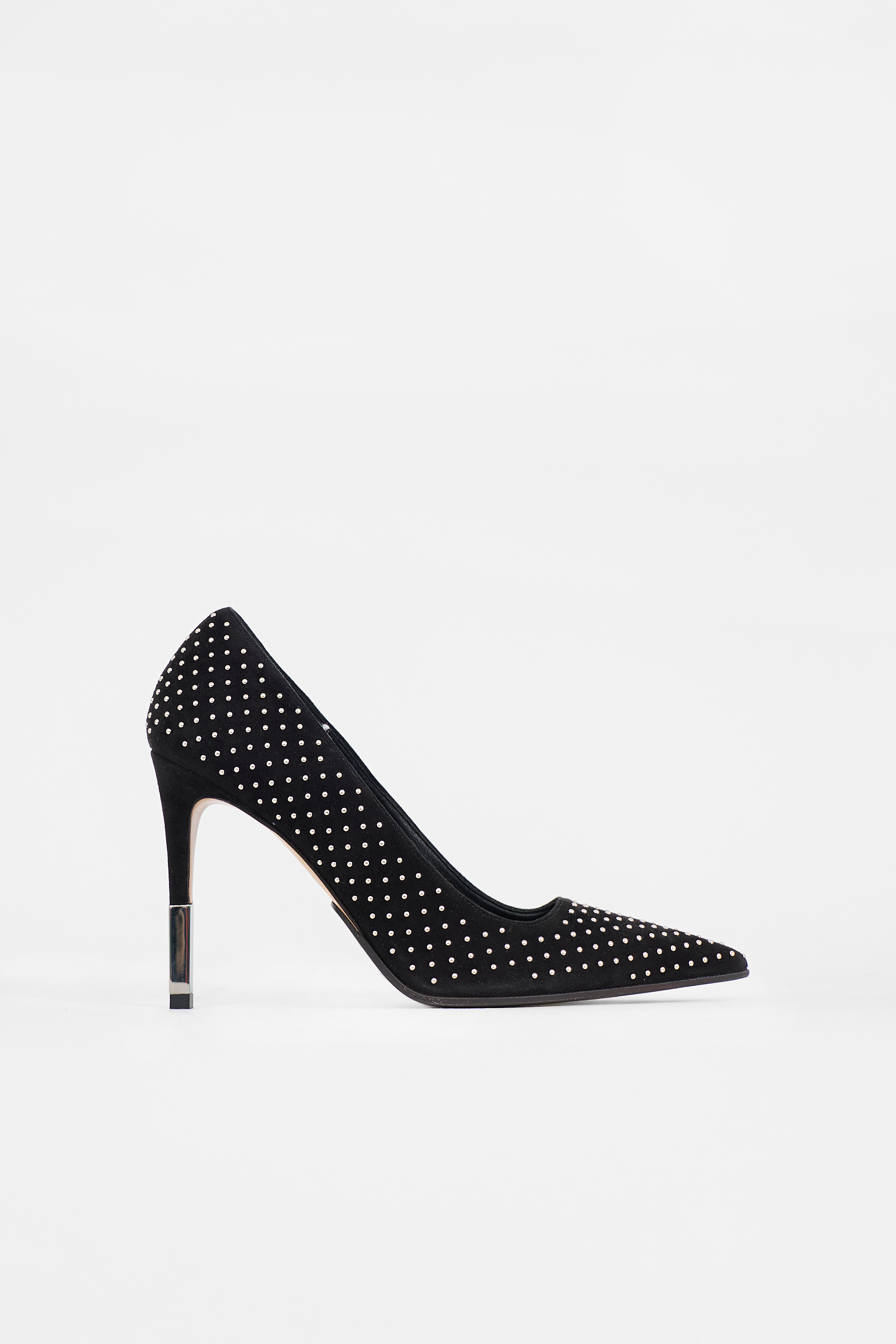 Balmain Suede Studded Pump
