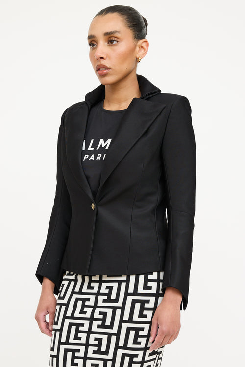 Balmain Woven Layered Blazer