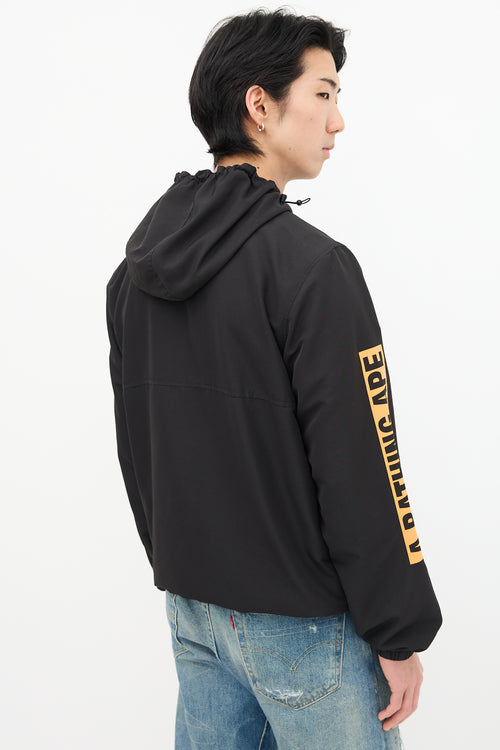 Bape Black & Orange Logo Light Jacket