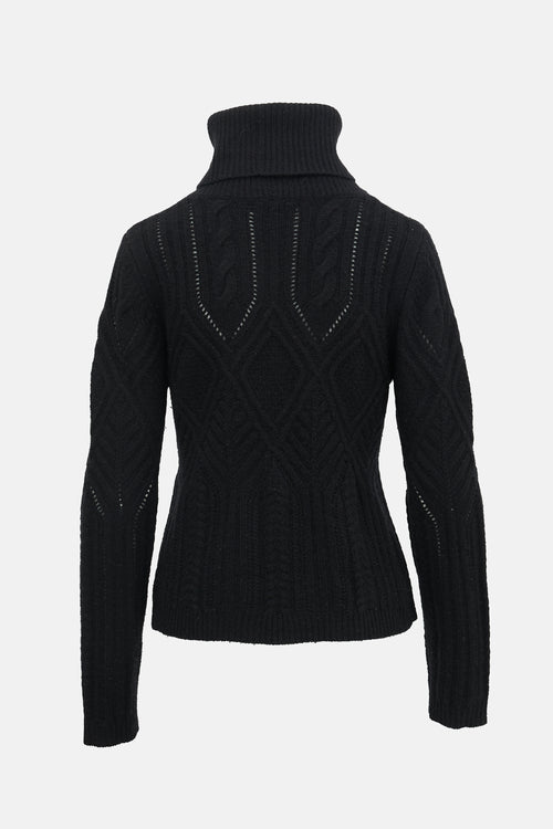 Barbara Bui Cashmere Cable Knit Sweater