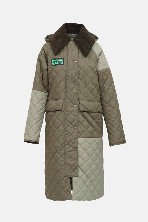 Ganni X Barbour Quilted Jacket