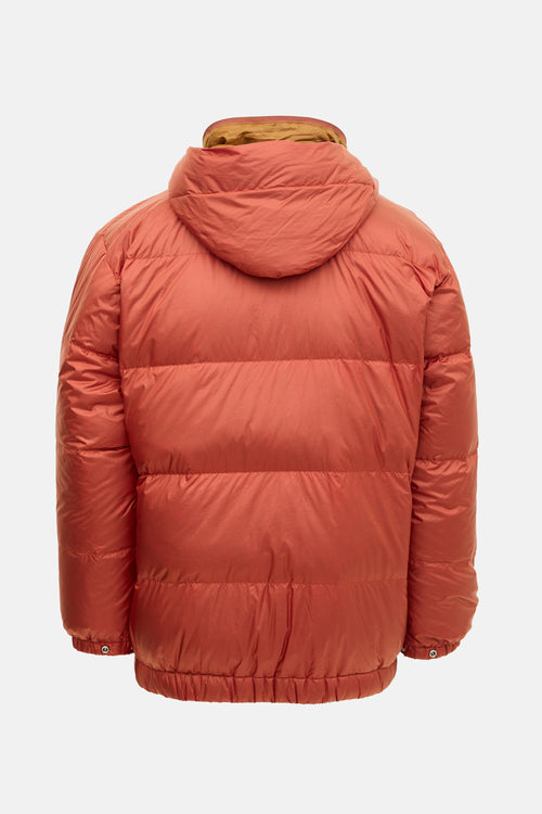 Beams Down & Nylon Reversible Puffer Jacket