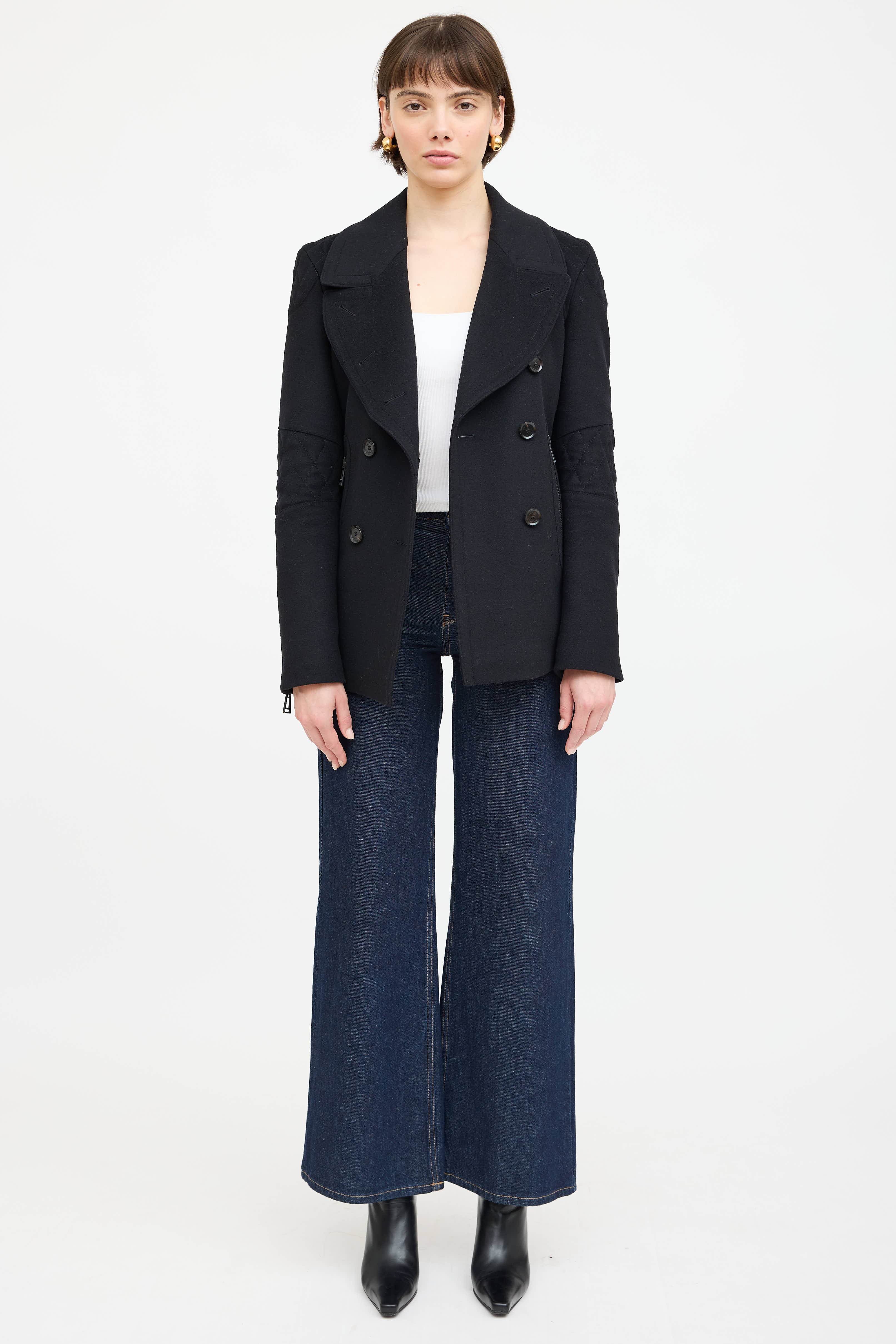 Belstaff Wool Double Breasted Coat
