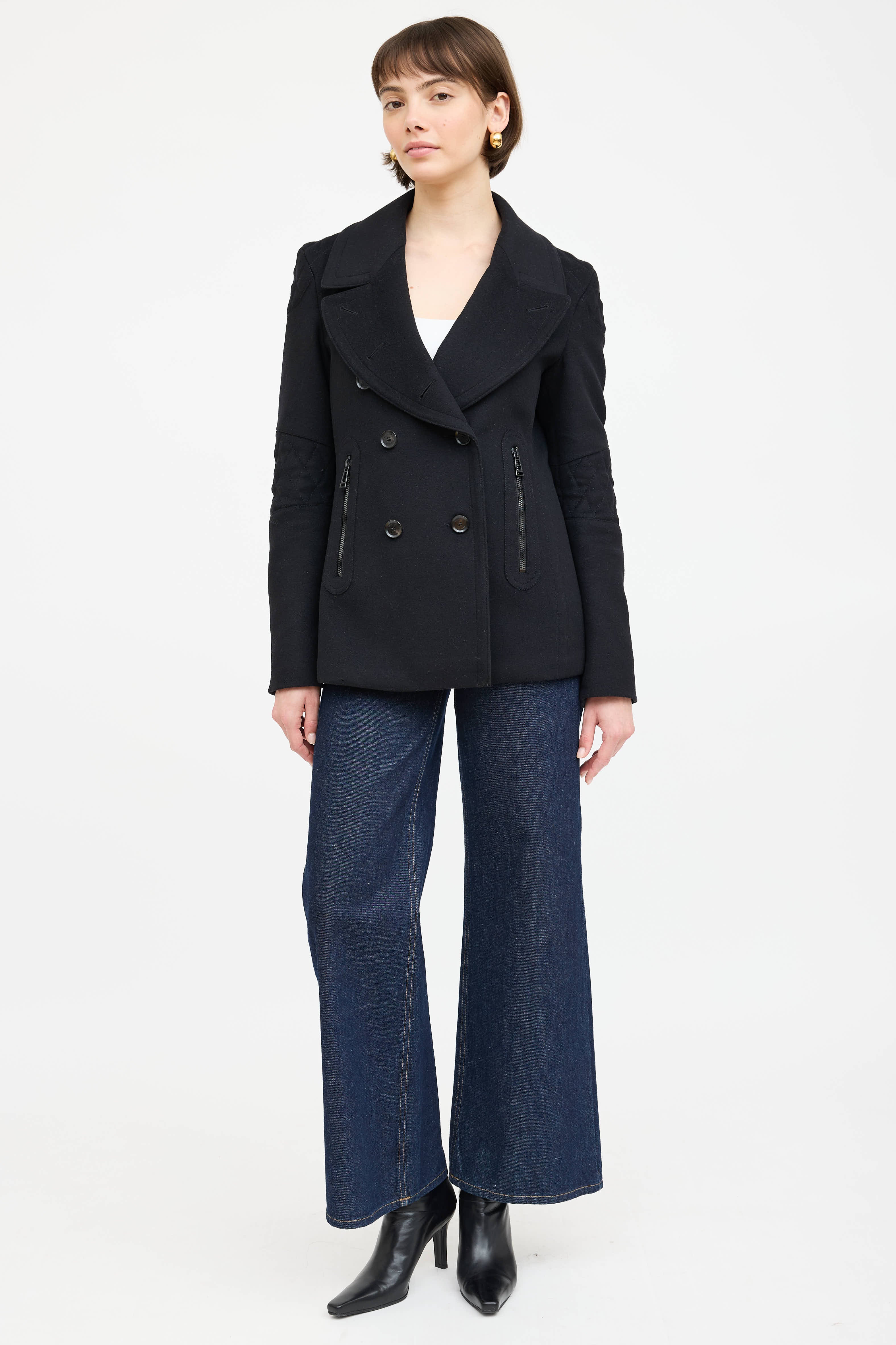 Belstaff Wool Double Breasted Coat