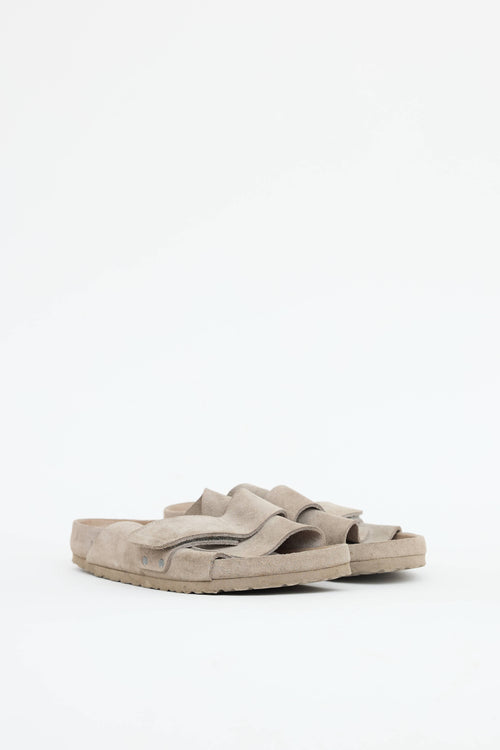 Birkenstock Suede Kyoto Slide