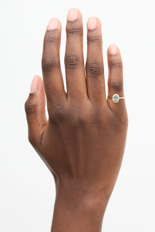 Bluboho Gold & Sapphire One Of A Kind Ring