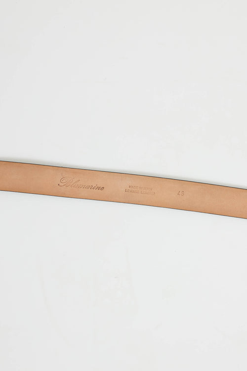 Blumarine Suede Crystal Belt