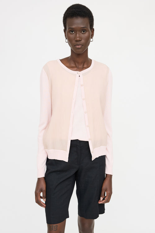 Blumarine Silk Knit Co-ord Set