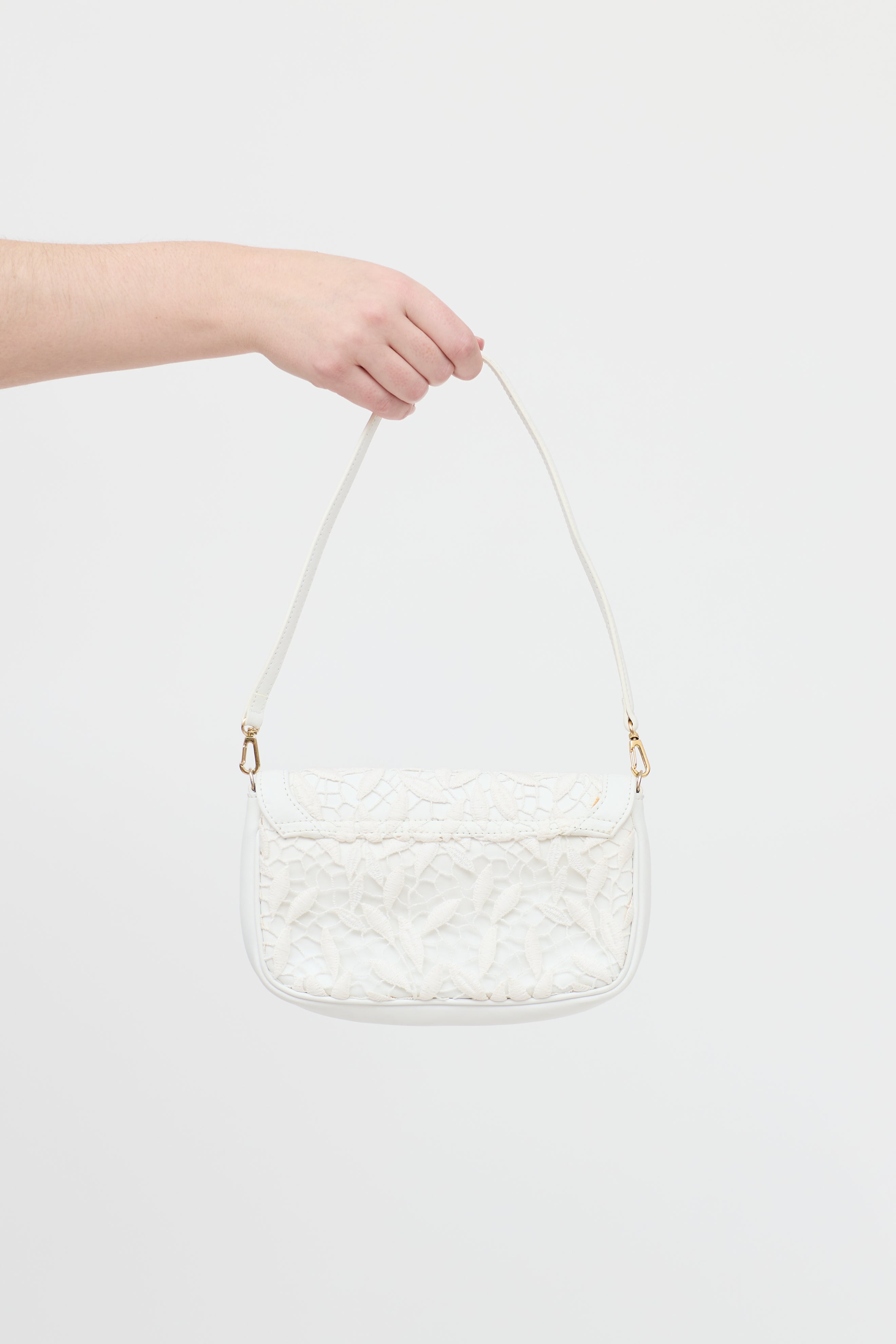 Leather Crochet Bag