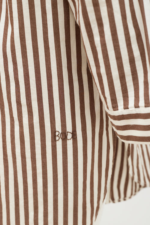 Bode Striped Shirt Dress
