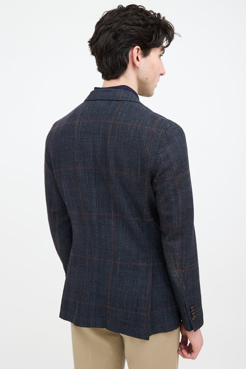 Boglioli Wool Plaid Blazer