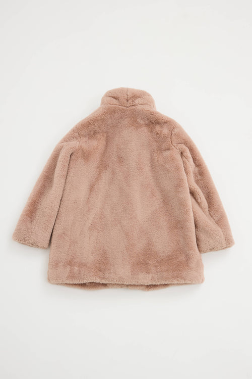 Bonpoint Kids Faux Fur Coat