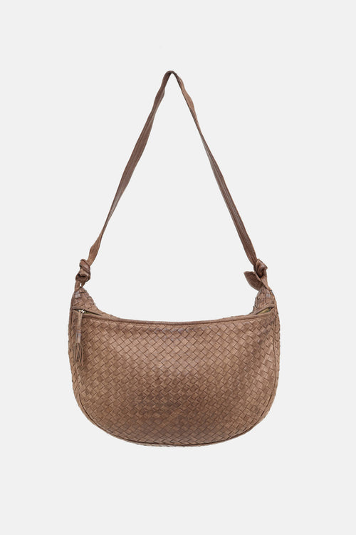 Bottega Veneta Intrecciato Leather Crossbody Bag