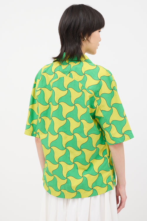 Bottega Veneta Printed Bowling Shirt