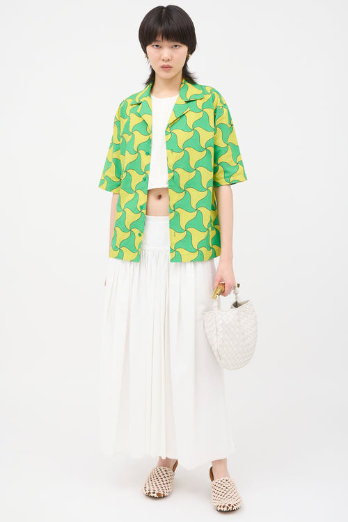 Bottega Veneta Printed Bowling Shirt