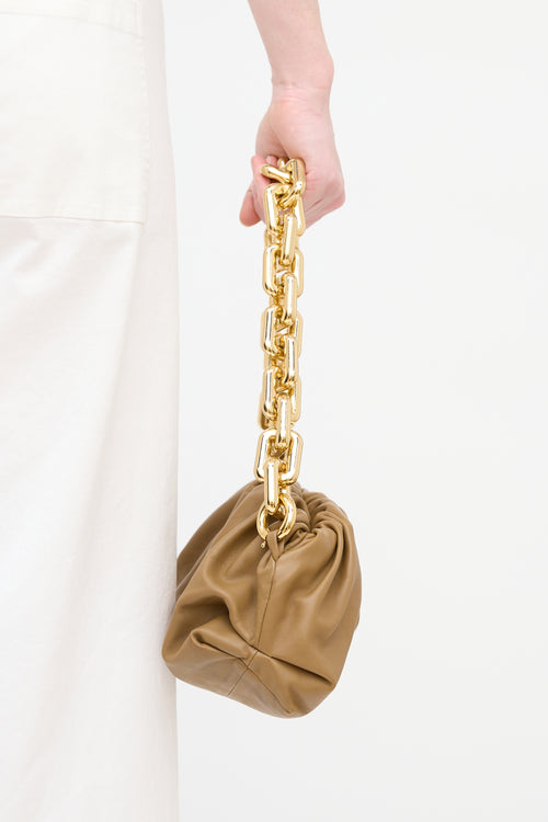 Bottega Veneta Leather Chain Pouch