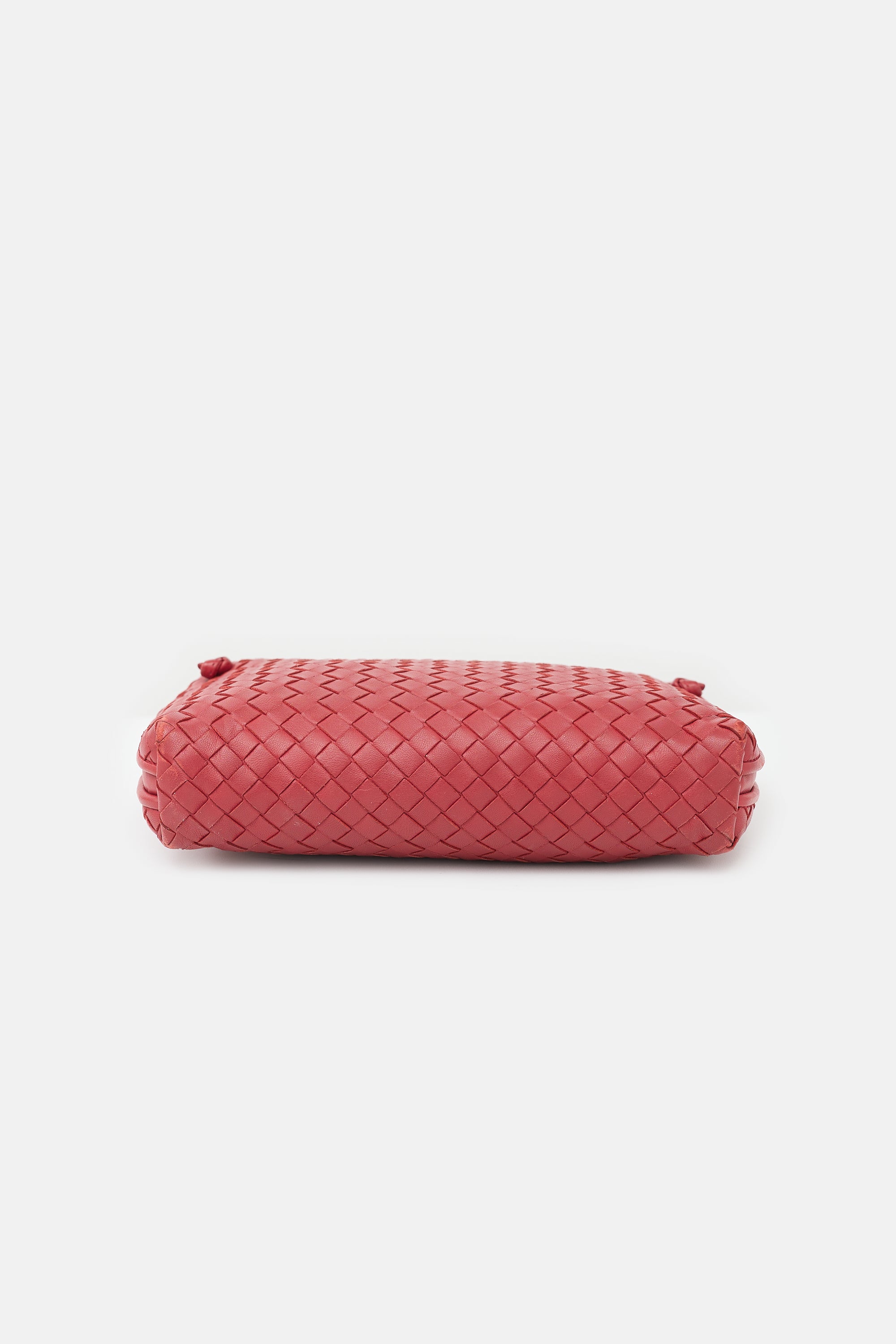 Bottega Veneta Leather Intrecciato Nodini Crossbody Bag