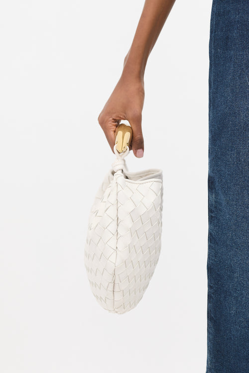 Bottega Veneta Leather Intrecciato Sardine Bag