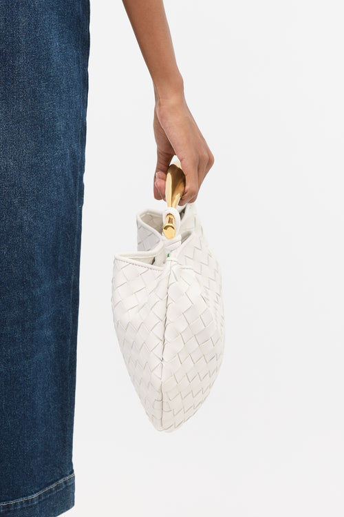 Bottega Veneta Leather Intrecciato Sardine Bag
