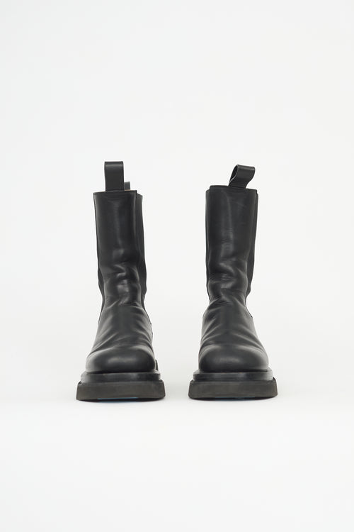 Bottega Veneta Leather Lug Chelsea Boot
