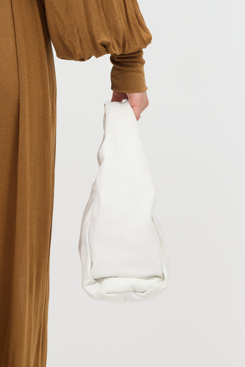 Bottega Veneta Leather Shoulder Pouch Bag