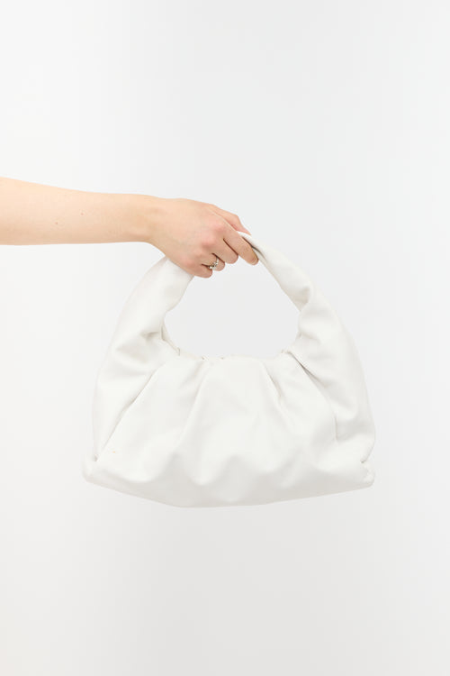 Bottega Veneta Leather Shoulder Pouch Bag