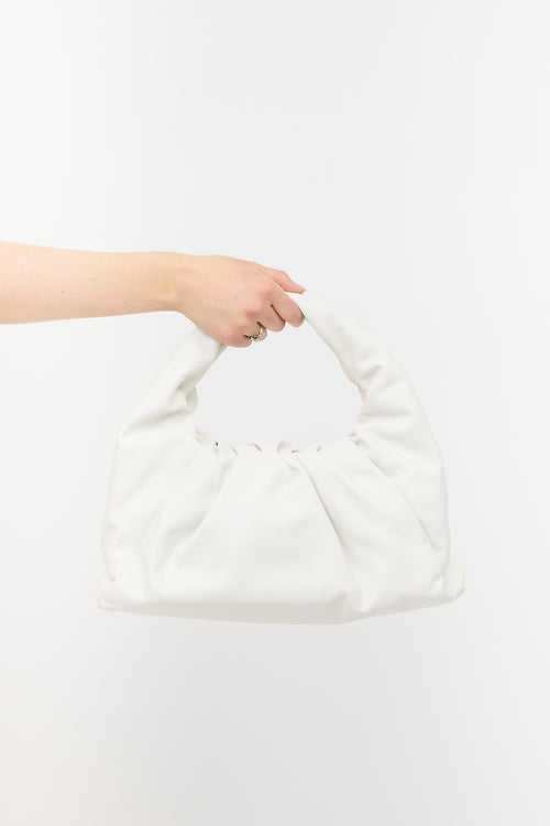 Bottega Veneta Leather Shoulder Pouch Bag