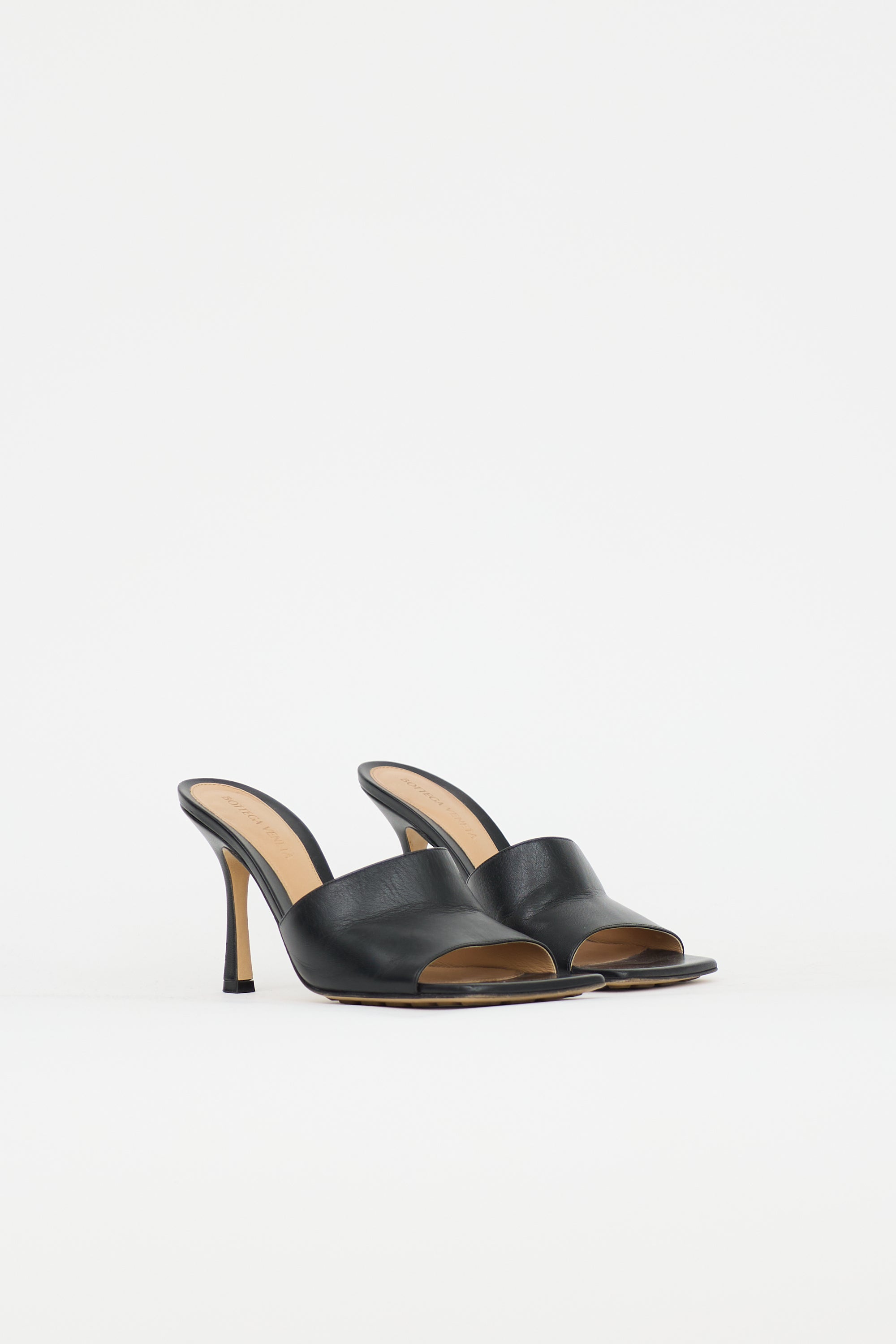 Bottega Veneta Leather Stretch Mule