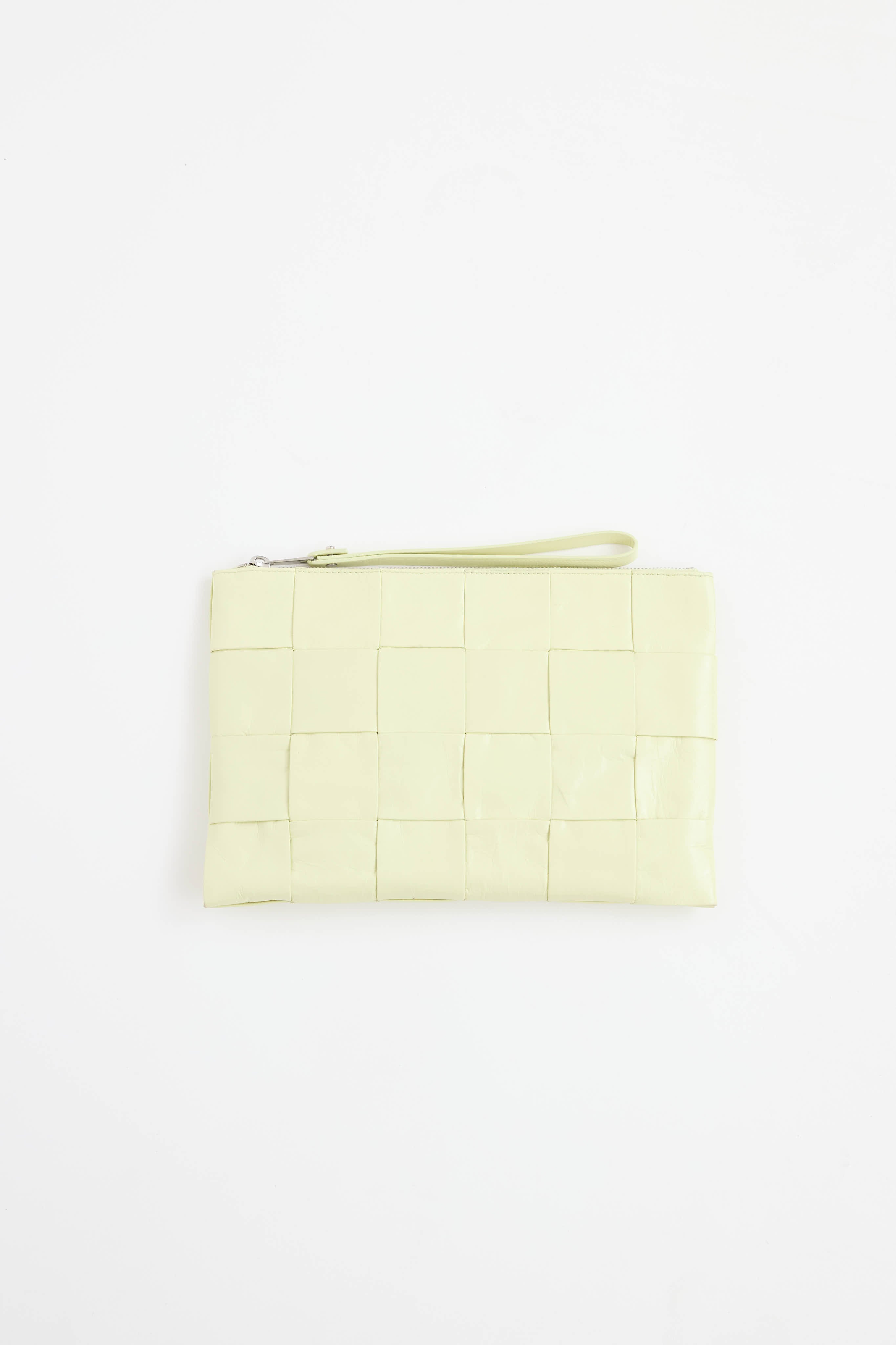 Bottega Veneta Leather Intreccio Clutch