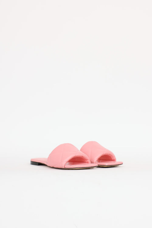 Bottega Veneta Leather Padded Slide