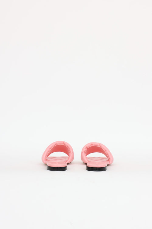 Bottega Veneta Leather Padded Slide