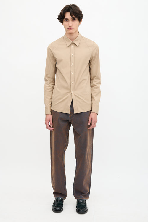 Bottega Veneta Point Collar Shirt