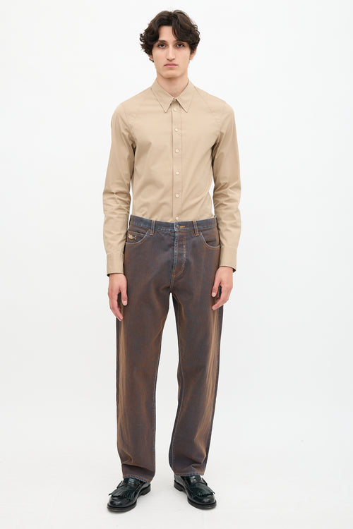 Bottega Veneta Point Collar Shirt