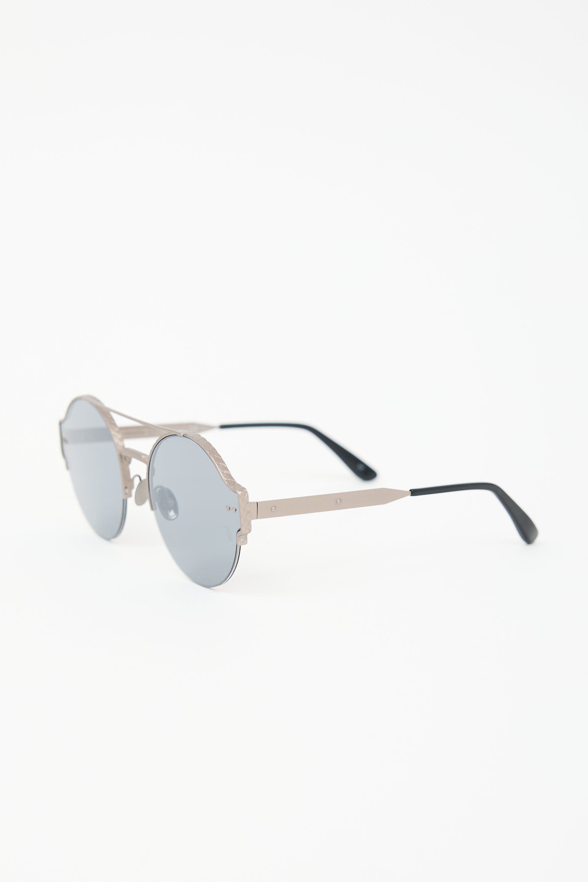 Bottega Veneta BV0013S Circle Sunglasses
