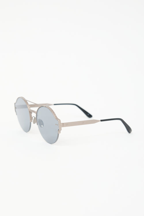 Bottega Veneta BV0013S Circle Sunglasses