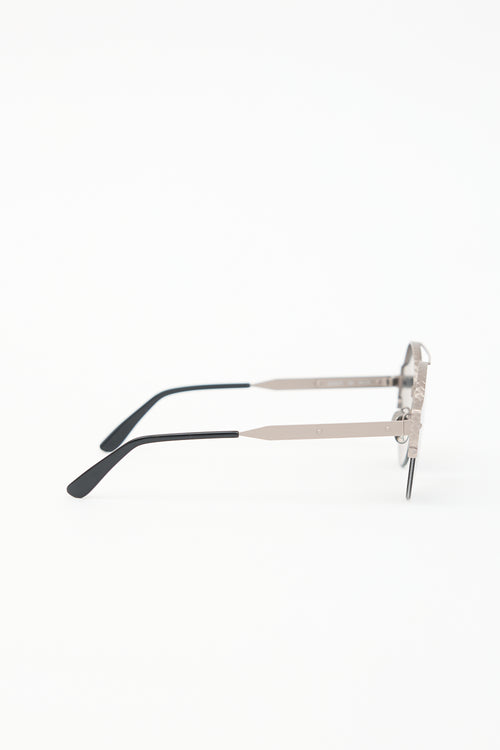 Bottega Veneta BV0013S Circle Sunglasses