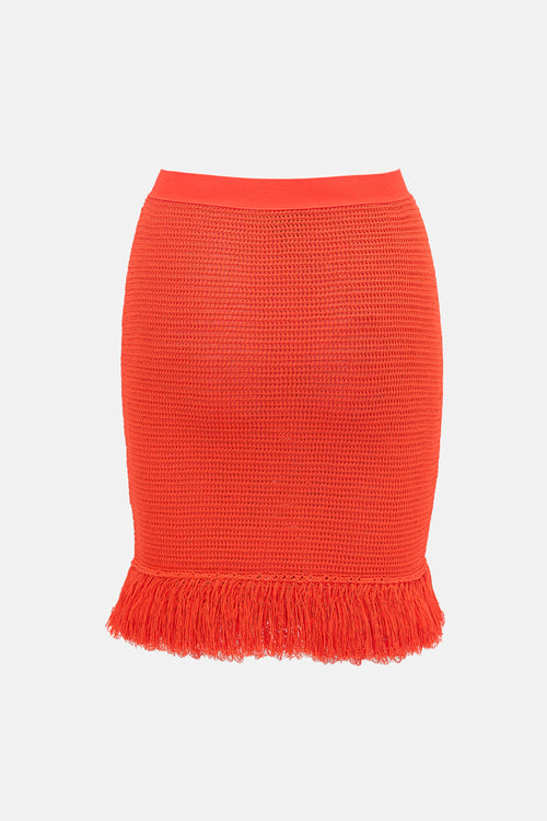 Bottega Veneta SS 2011 Crochet Fringe Skirt