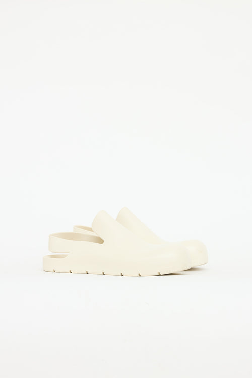 Bottega Veneta Rubber Slingback Sandal