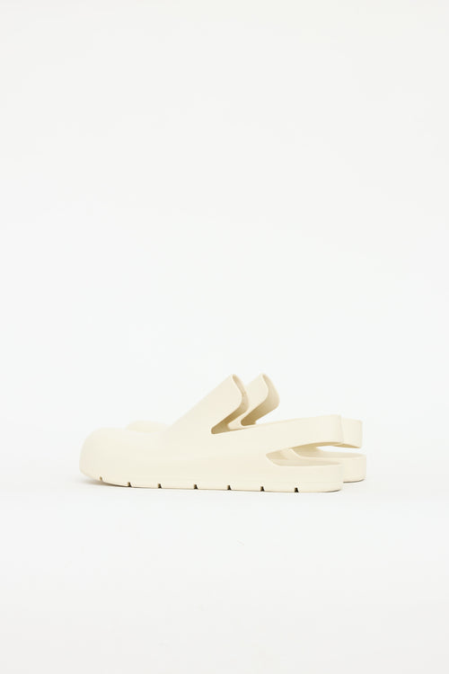Bottega Veneta Rubber Slingback Sandal