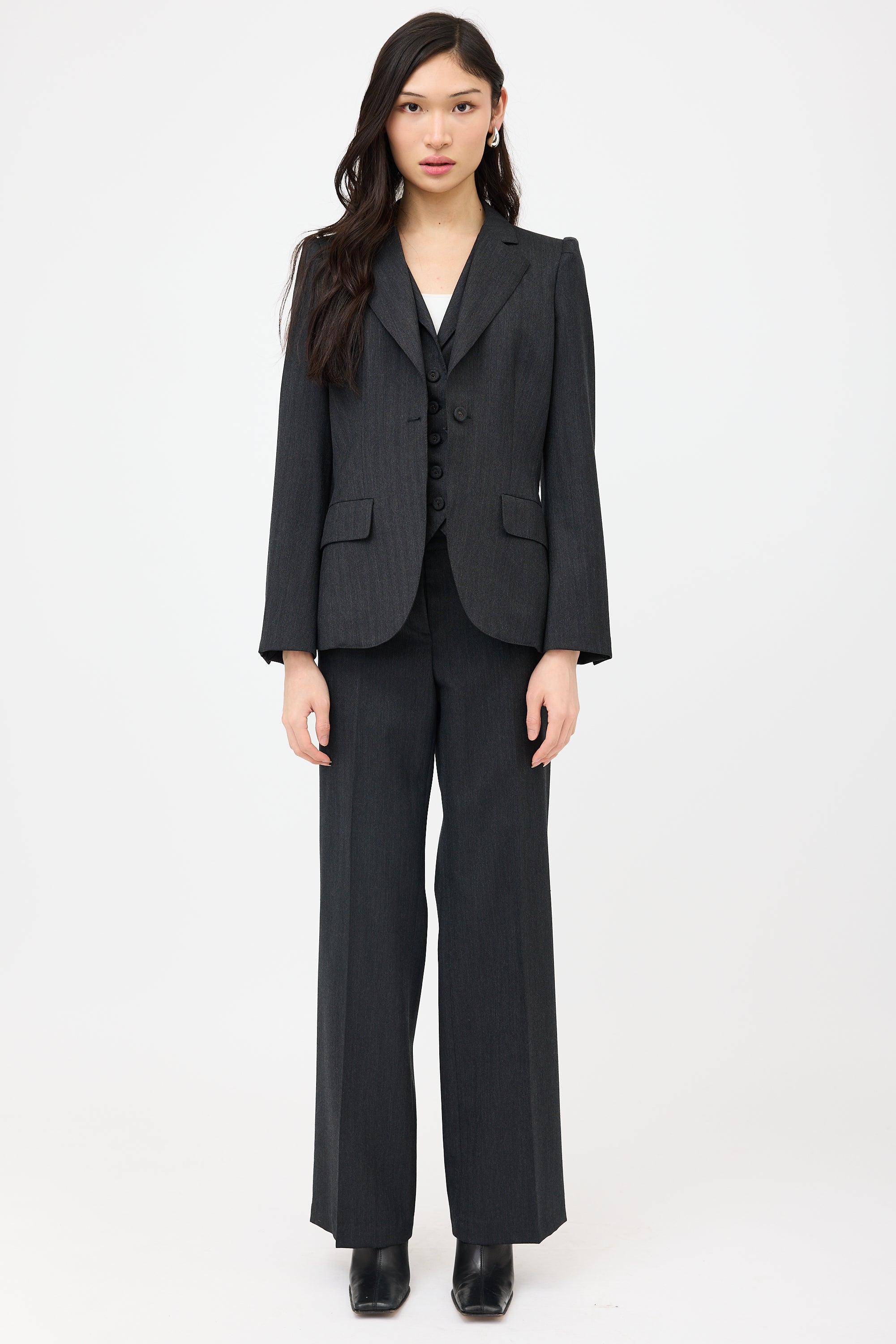 Bottega Veneta Wool Patterned Trouser