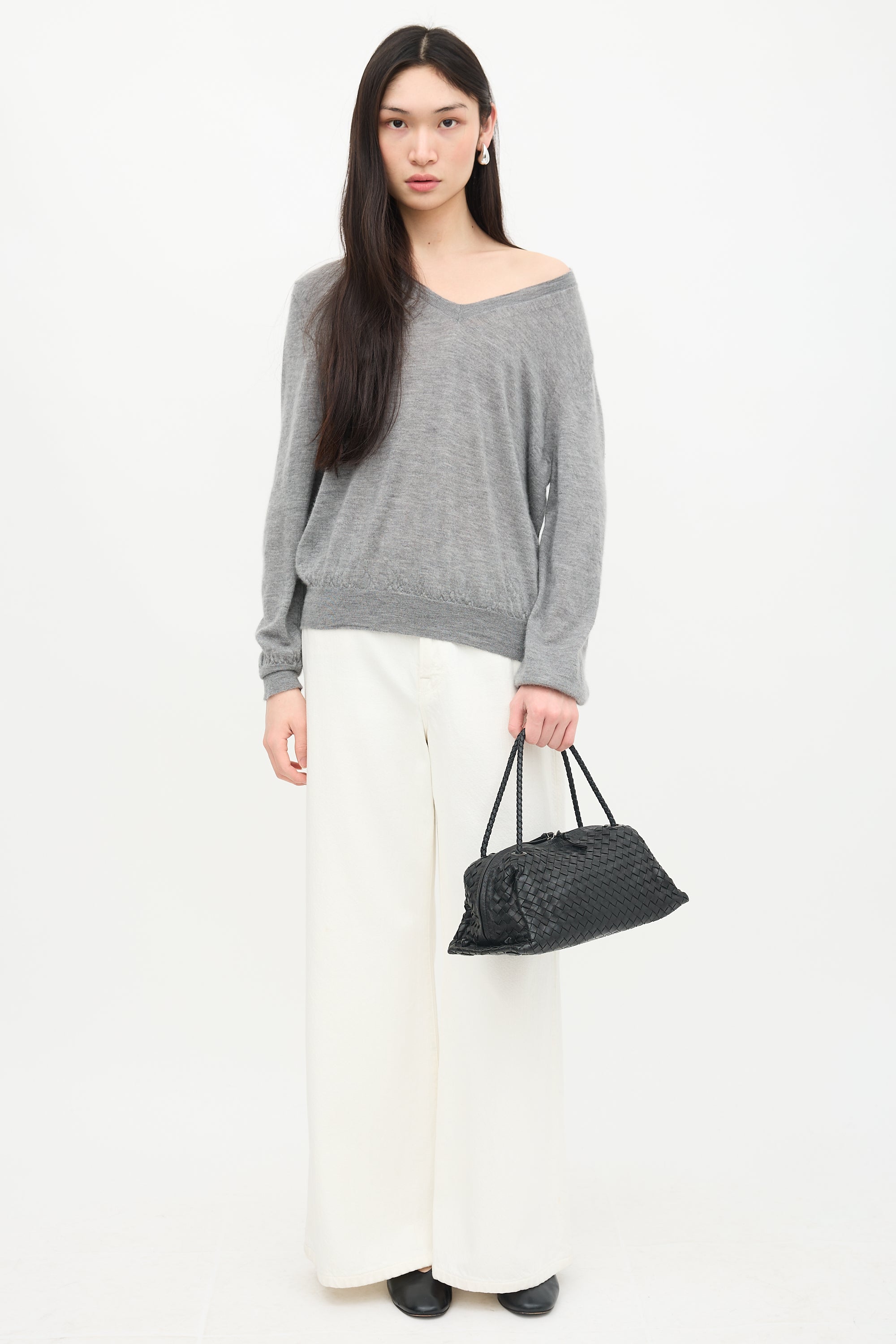 Bottega Veneta 2003 Intrecciato Leather Boston Bag