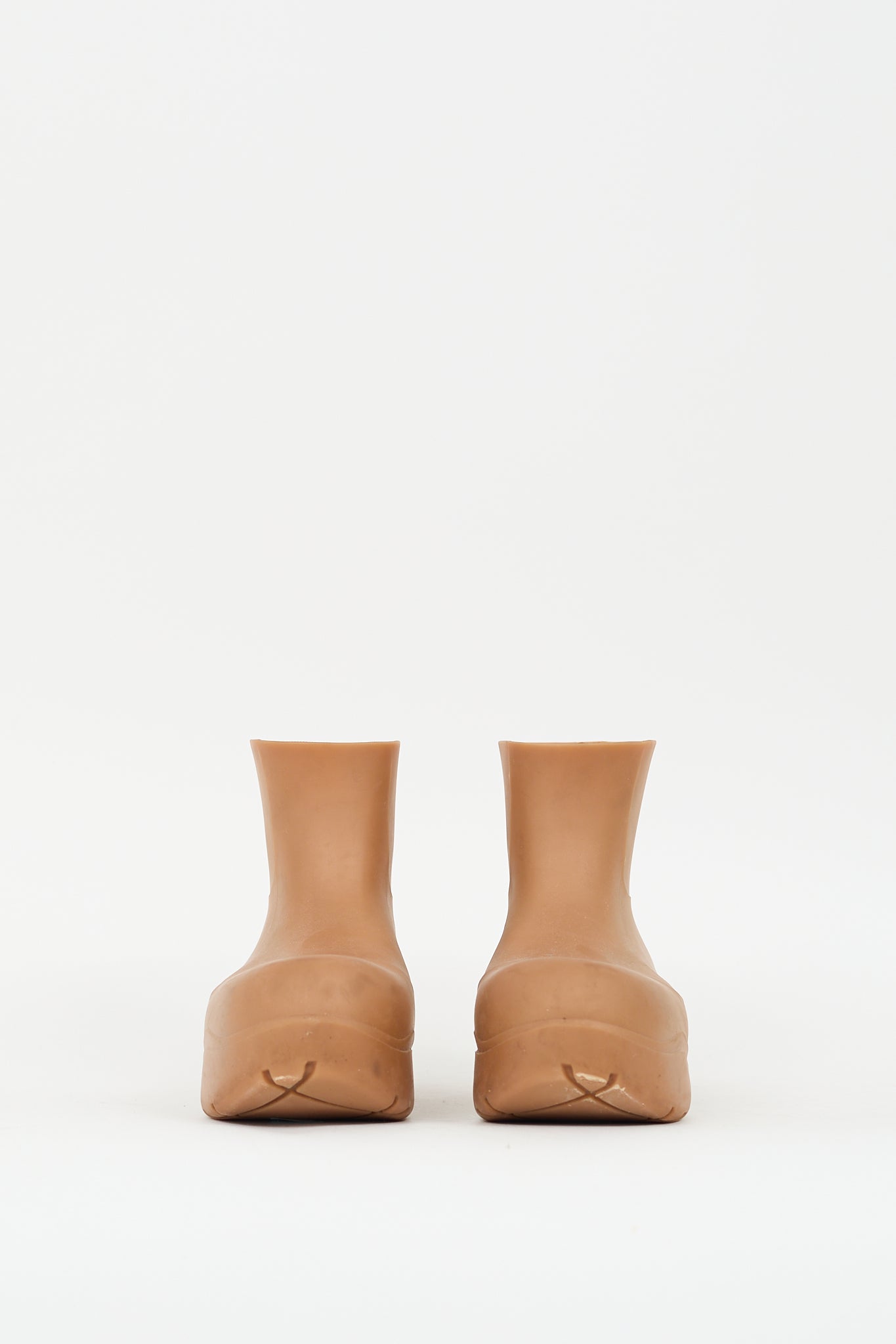 Bottega Veneta Brown Rubber Puddle Ankle Boot