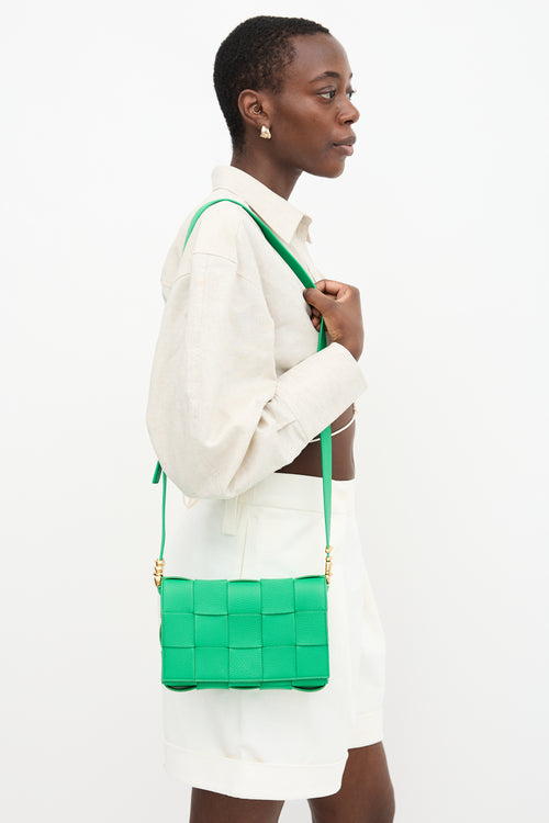 Bottega Veneta Intreccio Leather Medium Cassette Bag