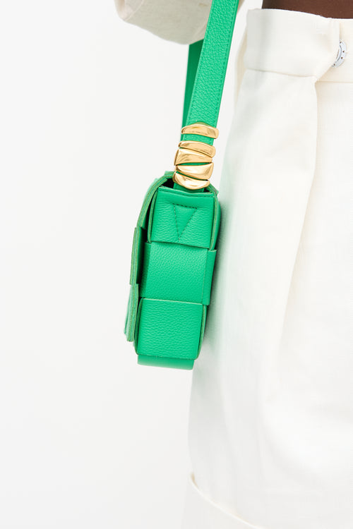 Bottega Veneta Intreccio Leather Medium Cassette Bag